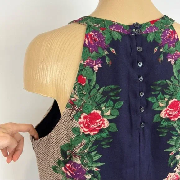One Clothing Navy Floral Mini Dress - Picture 2 of 10